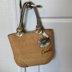 Authentic Coach Wicker Purse